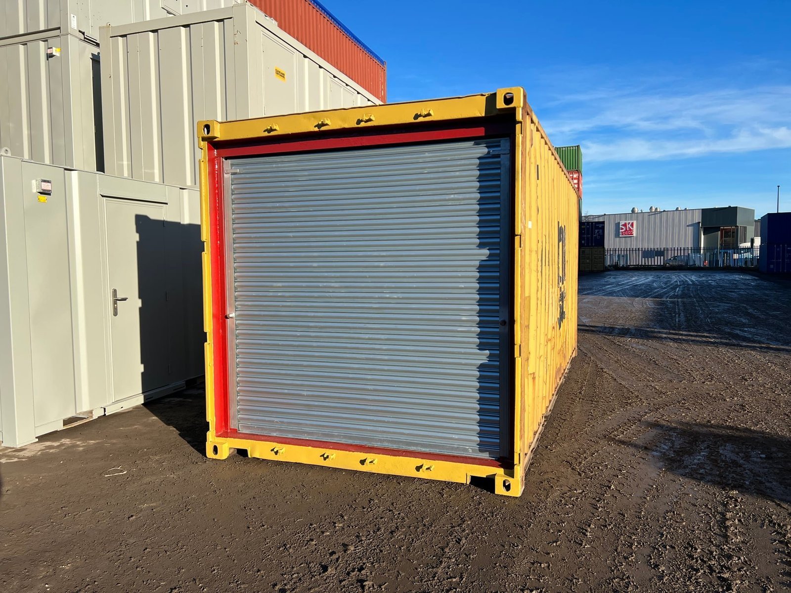 20ft Shipping Container with Roller Shutter Door For Sale image 0