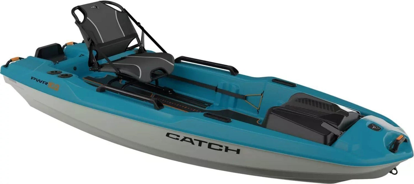 Pelican Catch Pwr 100 Single-Person Fishing Boat – Turquoise Blue image 3
