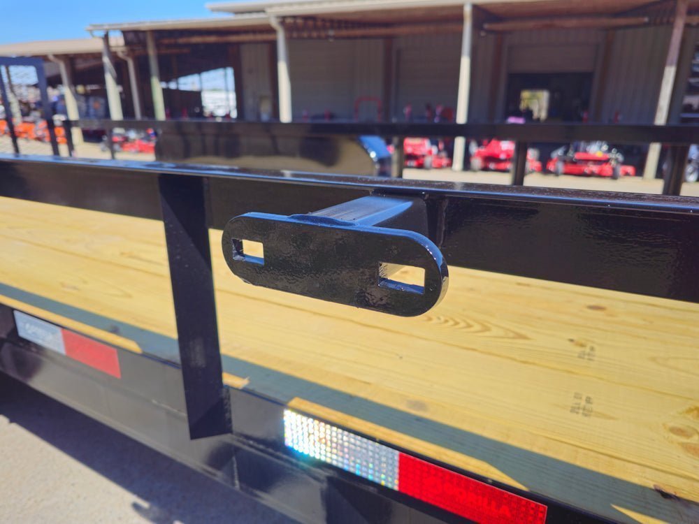 6’4″ x 16 Utility Trailer Double Axle Dovetail With Gate Powder Coated (2) 3500lb Axles image 3