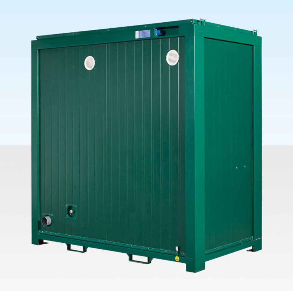 1+1 Double Mains Toilet 8Ft x 5Ft (Green) image 0