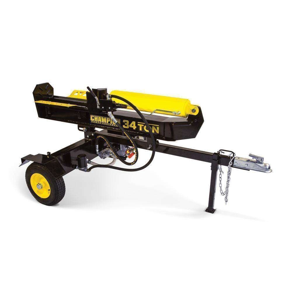 Champion 100425 34 Ton 338cc Horizontal/Vertical Log Splitter Manufacturer RFB Assembled image 1