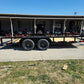 6’4″ x 16 Utility Trailer Double Axle Dovetail With Gate Powder Coated (2) 3500lb Axles image 20