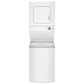Whirlpool WET4024HW 24 inch White Electric Washer/Dryer Stacked Laundry Center image 0