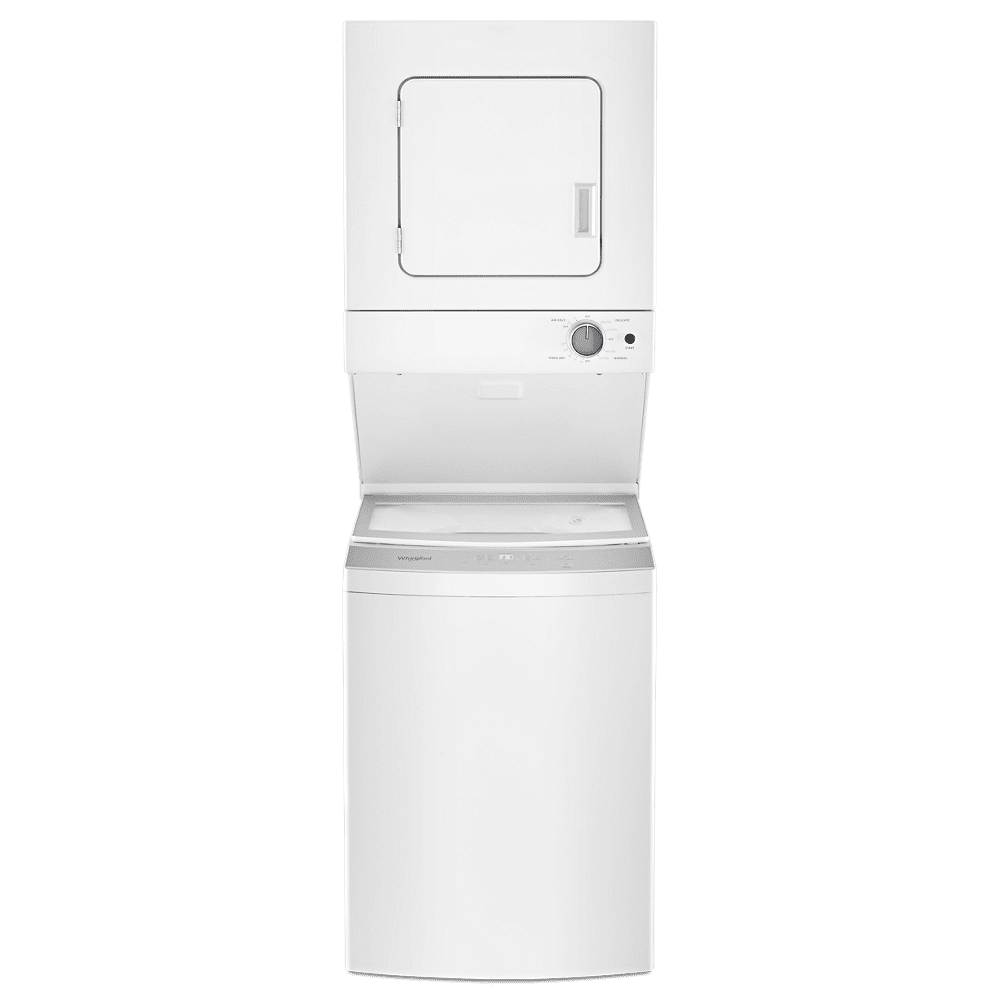 Whirlpool WET4024HW 24 inch White Electric Washer/Dryer Stacked Laundry Center image 0