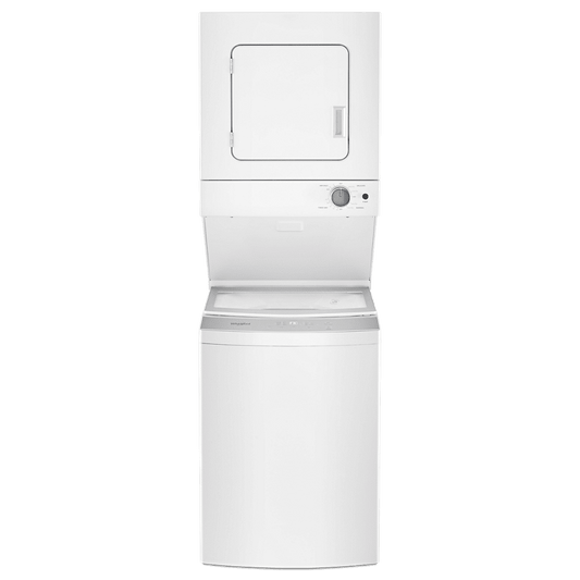 Whirlpool WET4024HW 24 inch White Electric Washer/Dryer Stacked Laundry Center image 0
