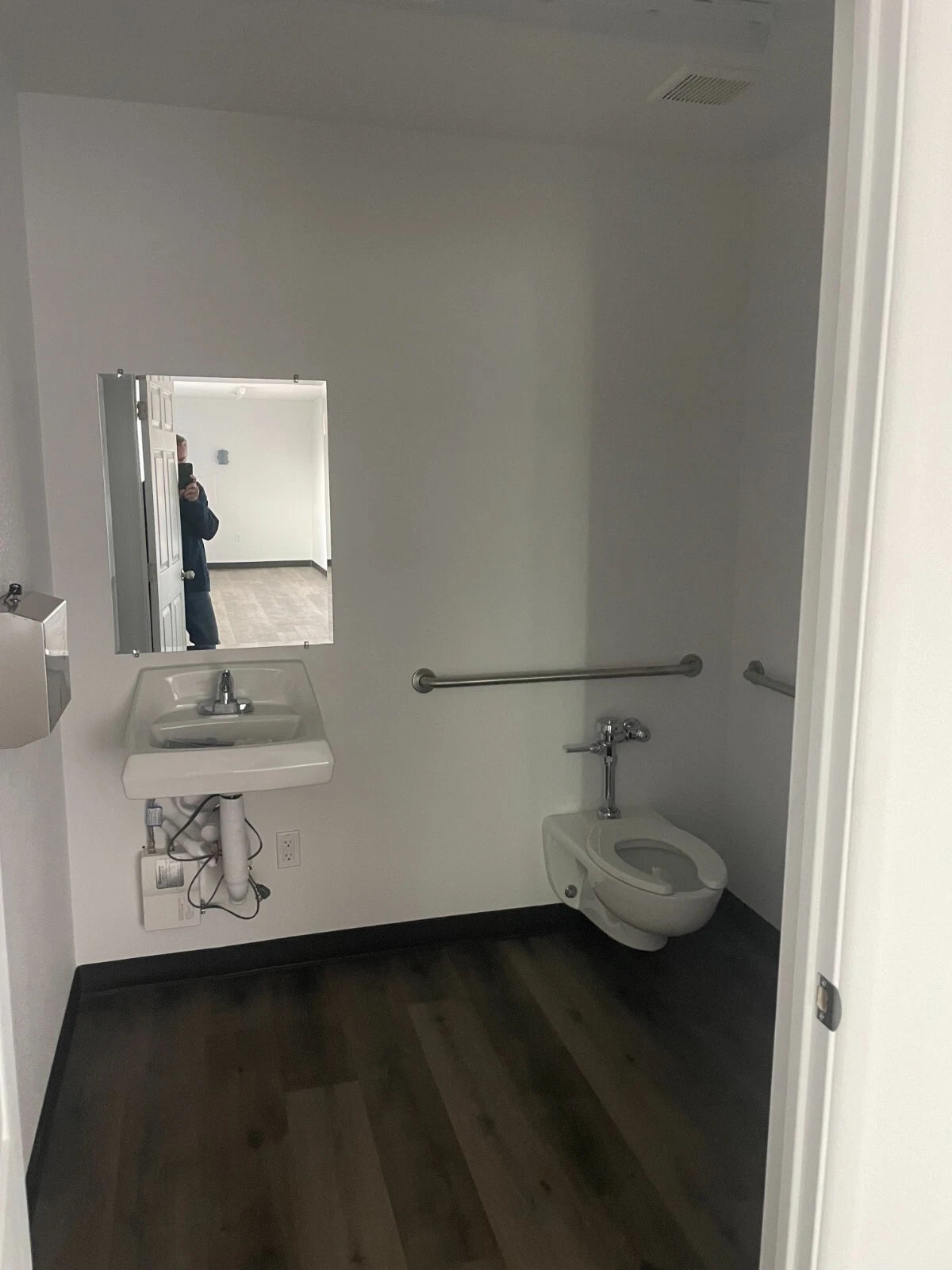 40ft Shipping Container Office with ADA Restroom image 2