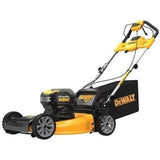 21 in. 20-Volt Cordless Electric Manual Walk Behind Self Propelled Mower with Two 12 Ah Flexvolt Batteries and Charger image 0