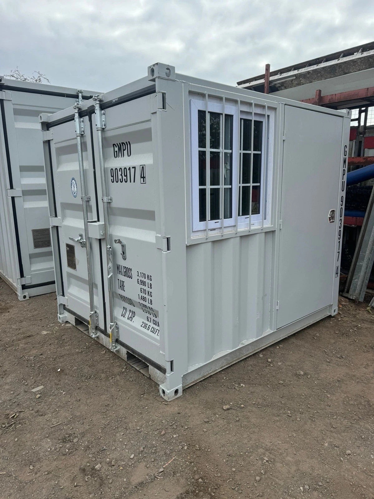 7ft Container With Window And Door – Brand New image 0