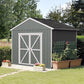 Rookwood 10 ft. W x 8 ft. D Solid + Manufactured Wood Storage Shed with Floor image 4