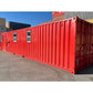 40FT Modified Shipping Container Office – 800 Sq Ft, Red, w/ Bathroom & Storage image 4