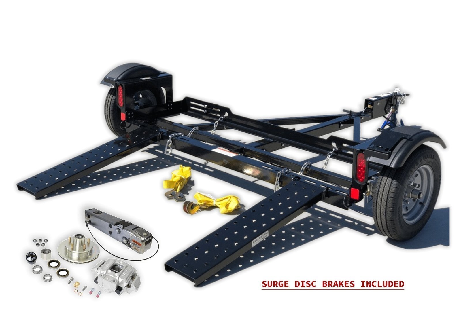 Stand Up Tow Dolly With Surge Disc Brakes image 2