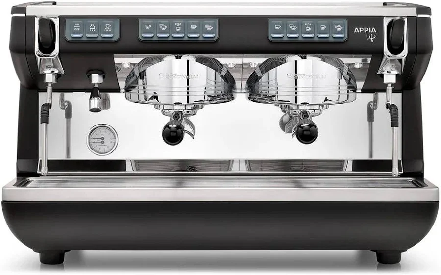 New Commercial Espresso Coffee Machine, Black image 1
