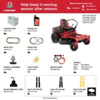 Troy-Bilt Mustang Z46 Zero-Turn Riding Lawn Mowers. image 4