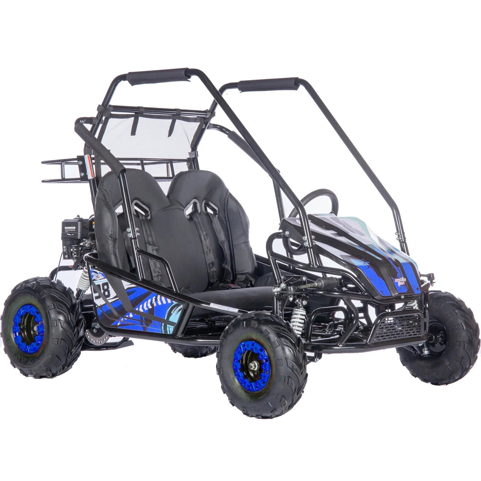 MotoTec Mud Monster XL 212cc 2 Seat Full Suspension Go Karts. image 5