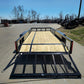 6’4″ x 16 Utility Trailer Double Axle Dovetail With Gate Powder Coated (2) 3500lb Axles image 6