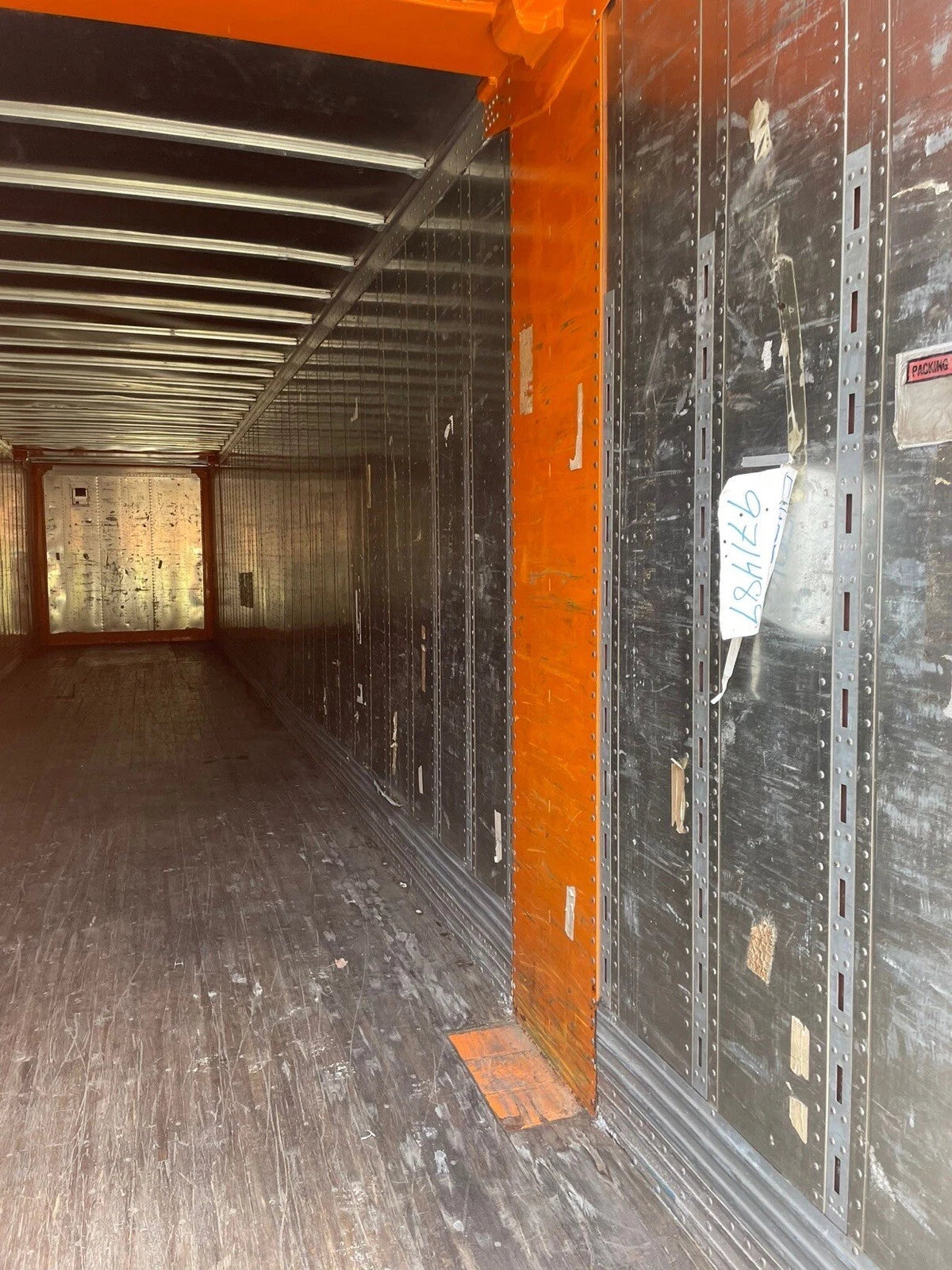 53ft High Cube Shipping Container – Galvanized Aluminum image 2