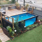 Fiberglass Acrylic Window Pool Swimming Outdoor Above Ground Pool Prefabricated Container Swimming image 3