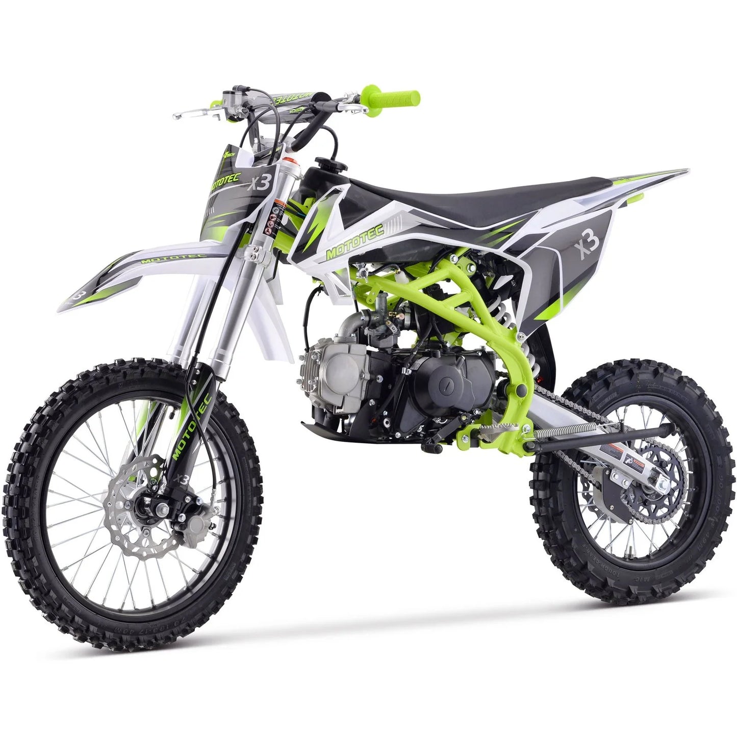 MotoTec X3 125cc 4-Stroke Gas Dirt Bikes image 0