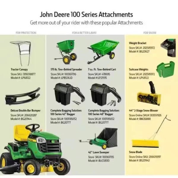 42″ Gas Riding Lawn Tractor – Hydrostatic Drive, Heavy-Duty Residential Mower image 6