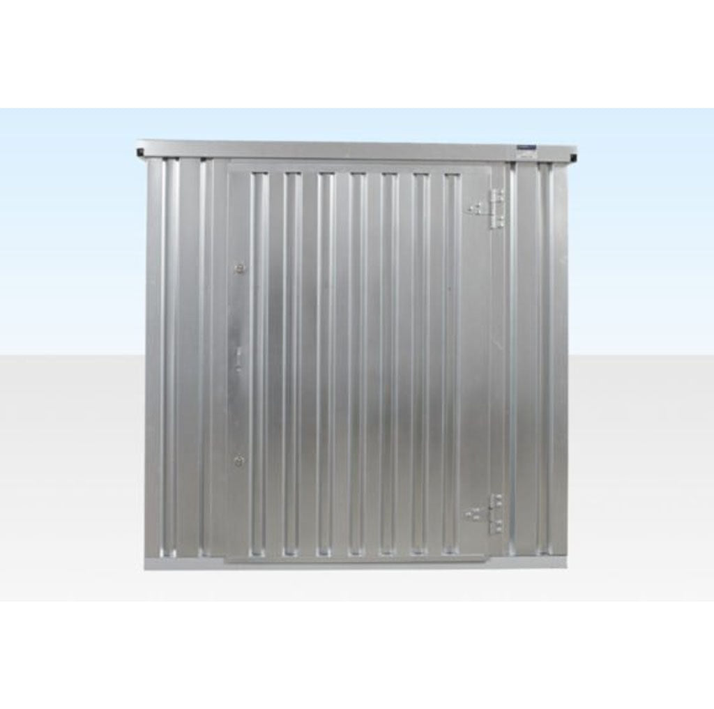 3M X 2.1M Flat Pack Storage Container – Galvanised image 2