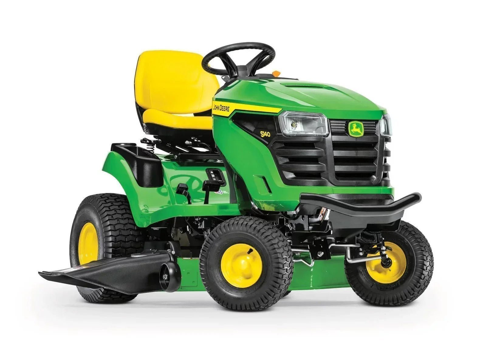 John Deere S140 48 in. 22 HP V-Twin GAS Hydrostatic Riding Lawn Tractor image 0