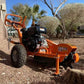 Power King 11 in. 14 HP Commercial Kohler Gas Powered Stump Grinder with Extra Set of Teeth and Precision Control Brake – Seacayago image 1