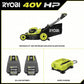 RYOBI 40v Hp brushless 21″ self-propelled AWD dual-blade mower kit image 2