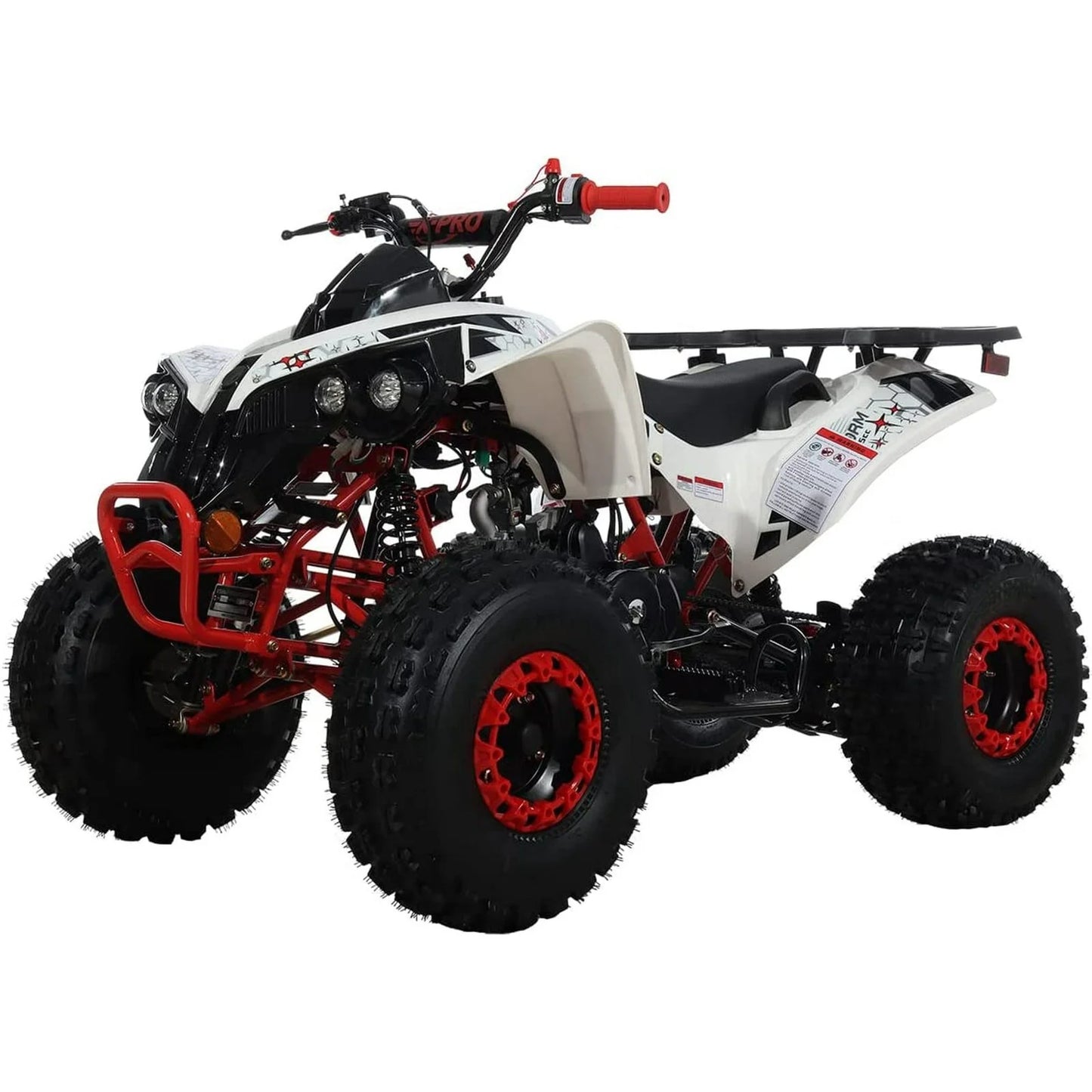 X-Pro 125cc ATV with Reverse Electriic Start Luggage Rack LED Headlight image 1