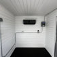 20ft 20’ Slate Gray Shiplap 120V Shipping Container Office Mini Split image 5