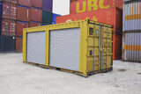 Yellow 20ft Container – Dual Side Roll-Up Doors image 0
