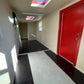 40FT Modified Shipping Container Office – 800 Sq Ft, Red, w/ Bathroom & Storage image 3