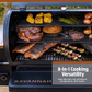 Pit Boss Pellet Smoker, Savannah 1500 Square Inch Wood Fired Pellet Grill, Onyx Series image 7