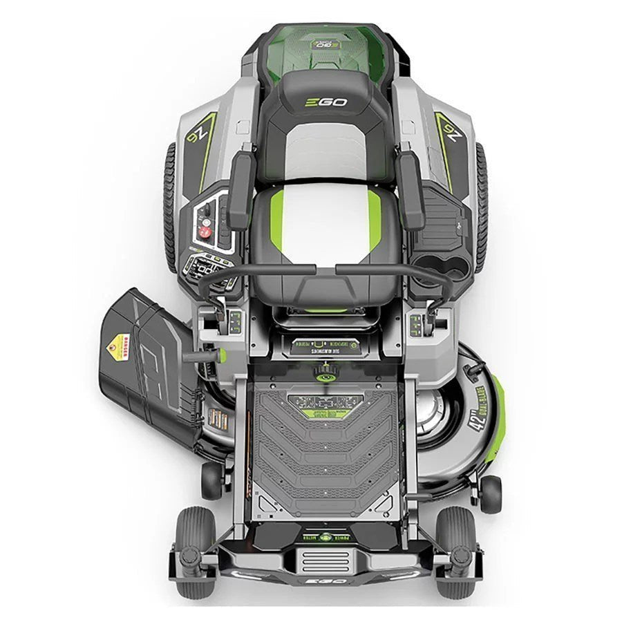EGO Power+ Z6 42″ Zero Turn Riding Mower with (4) 10.0Ah Batteries & 1600W Fast Charger image 4