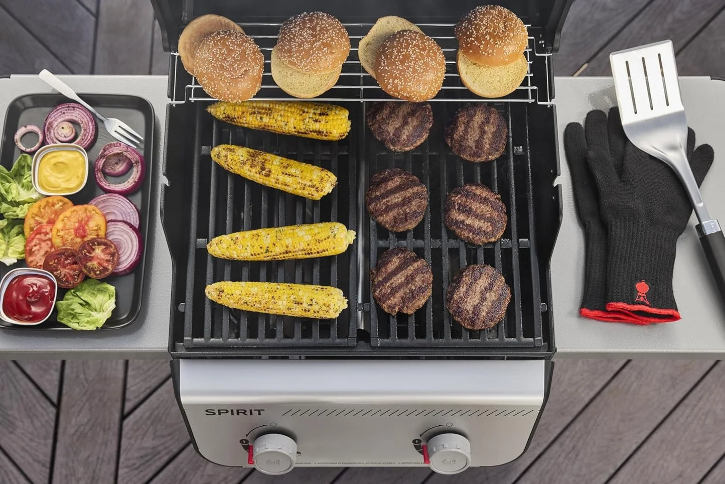 Weber SPIRIT 2-Burner Grills E-210 Liquid Propane Black image 1