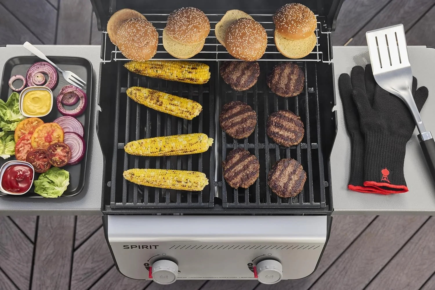 Weber SPIRIT 2-Burner Grills E-210 Liquid Propane Black image 1