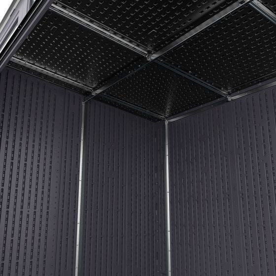 Suncast Modernist® 8 ft. x 7 ft. Dual Barn Door Storage Shed image 8