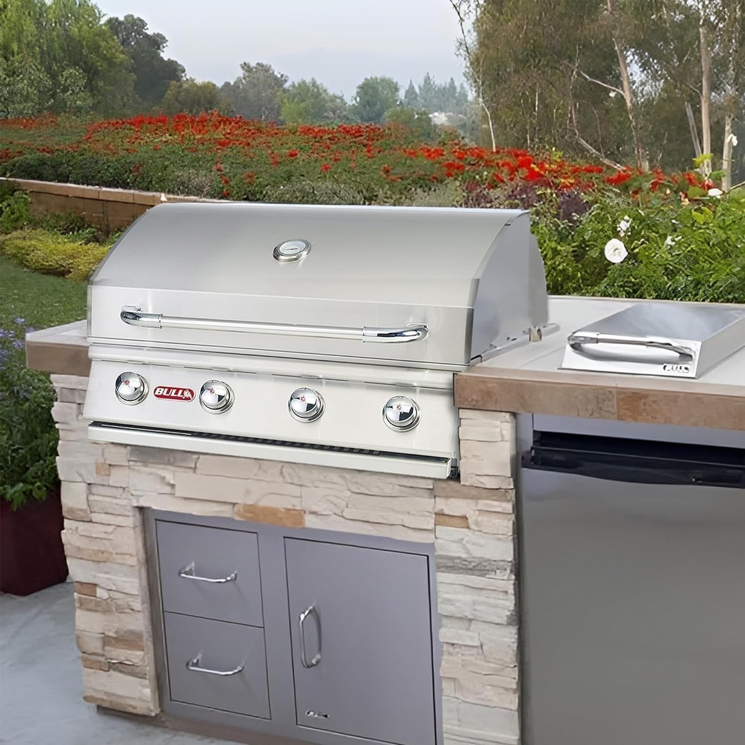 Bull 30″ Lonestar Select Stainless Steel Drop-In Grill image 5