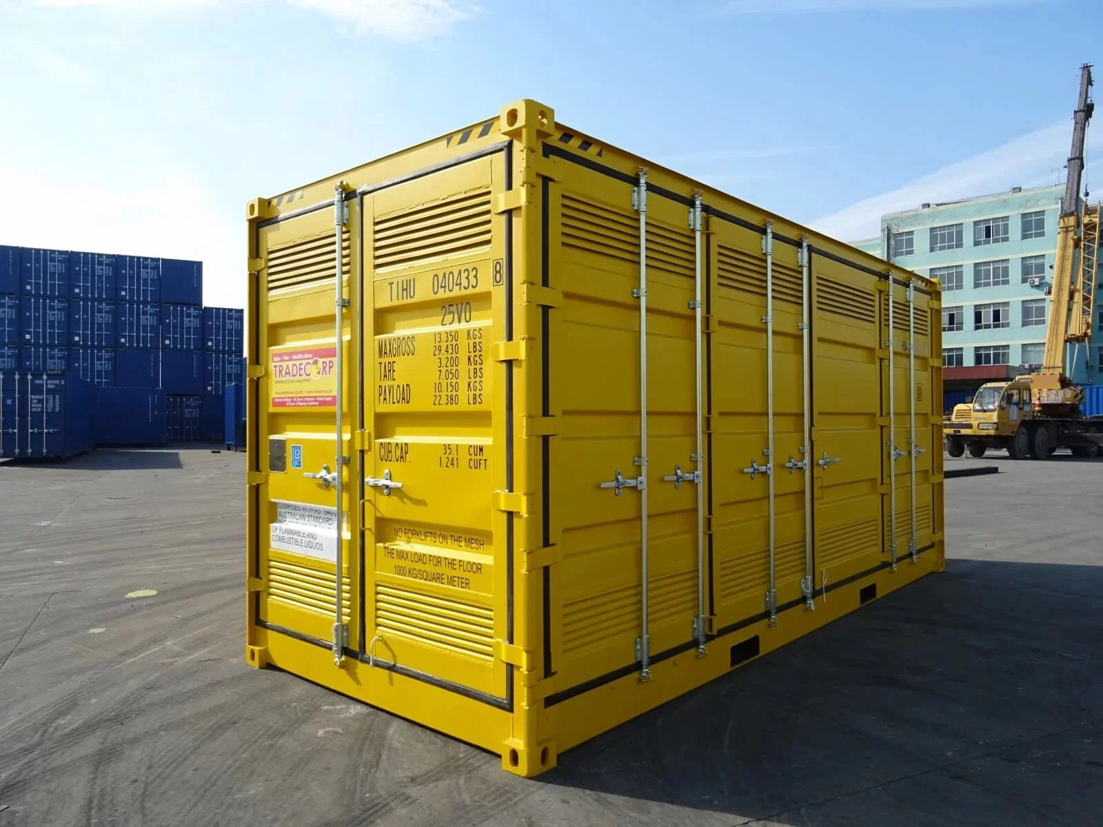 20ft dangerous goods shipping container image 2