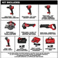 Milwaukee M18 FUEL 18V Lithium-Ion Brushless Cordless Combo Kit with Two 5.0 Ah Batteries, 1 Charger, 2 Tool Bags (7-Tool) image 2