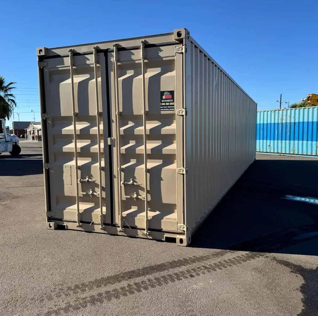 40ft shipping container with man door image 8
