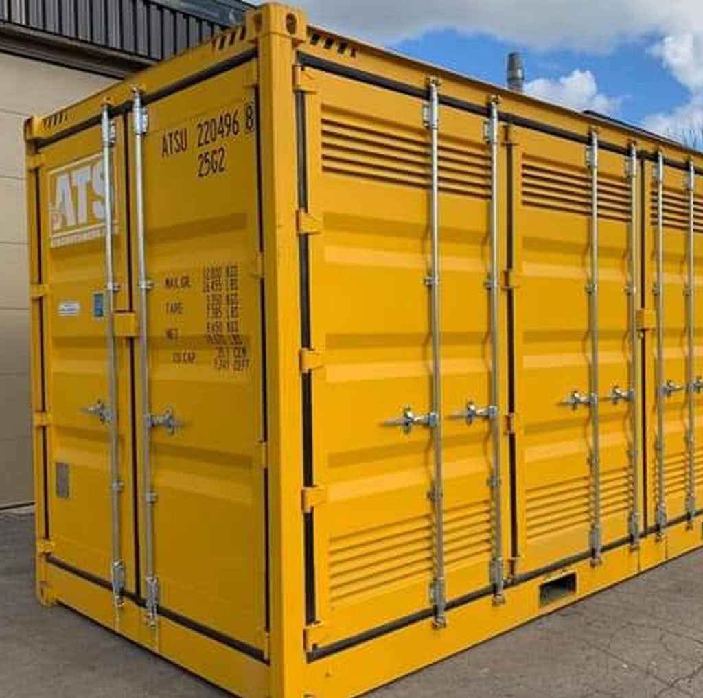 30ft x 8ft Shipping Container (One Trip) – Yellow image 2