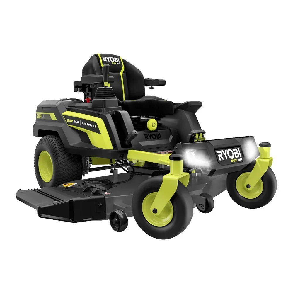 80V Max HP Lithium 54″ Brushless Electric Zero Turn Lawn Mower image 0