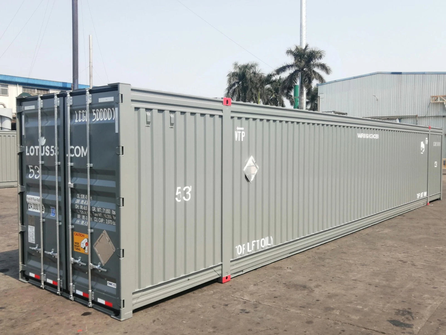 53-foot High Cube Shipping Container – One-Trip image 0