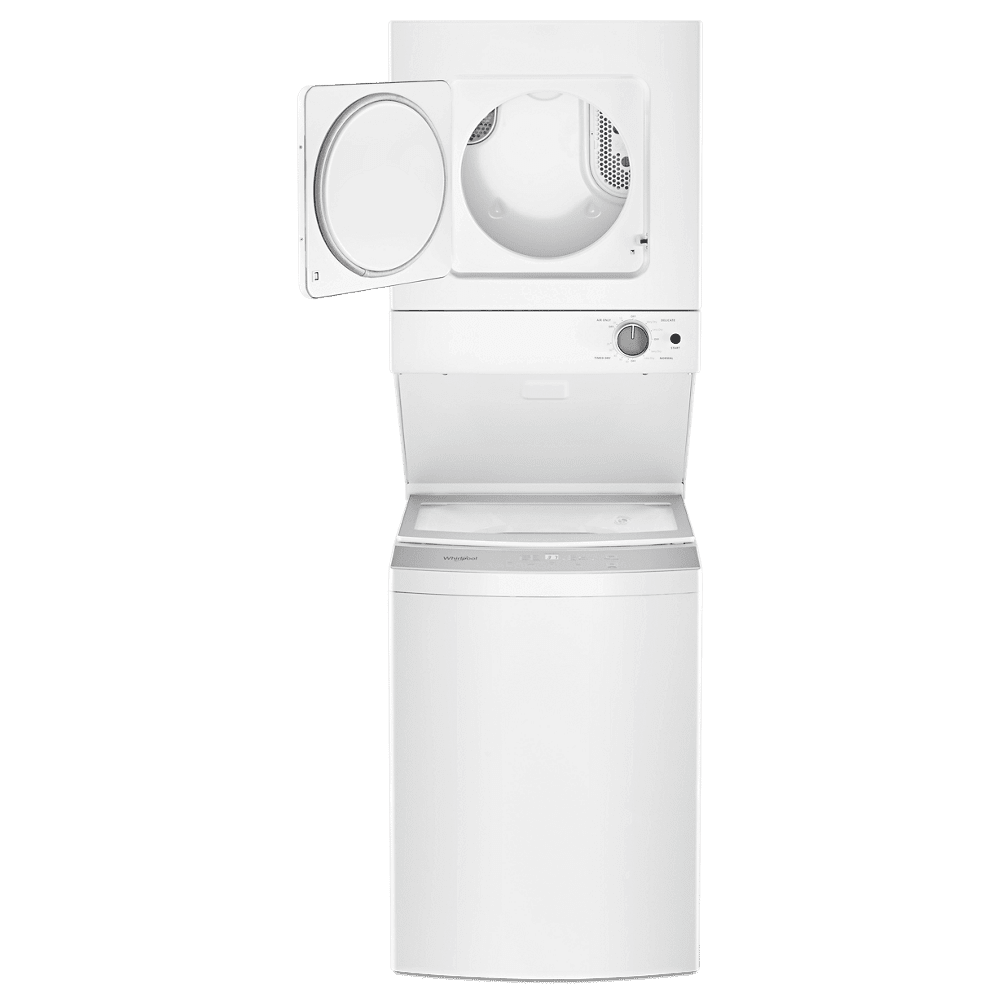 Whirlpool WET4024HW 24 inch White Electric Washer/Dryer Stacked Laundry Center image 1