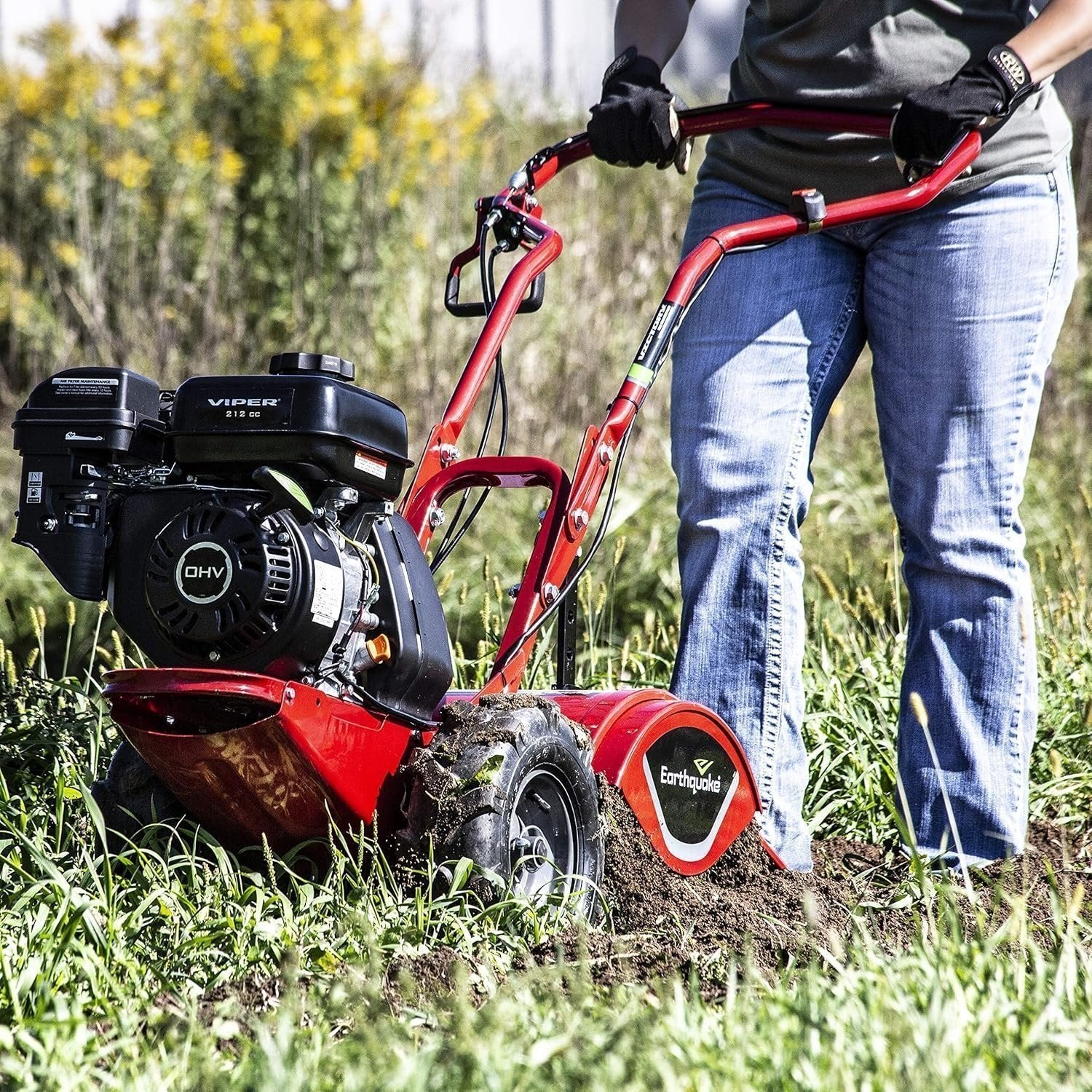 Earthquake® 33970 Victory™ Rear Tine Tiller, Powerful 212cc 4-Cycle Viper™ Engine image 12