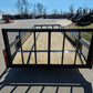 6’4″ x 16 Utility Trailer Double Axle Dovetail With Gate Powder Coated (2) 3500lb Axles image 14