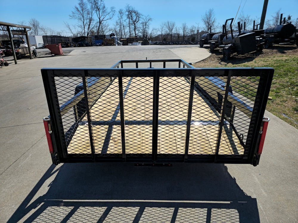 6’4″ x 16 Utility Trailer Double Axle Dovetail With Gate Powder Coated (2) 3500lb Axles image 14