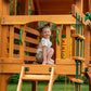 Treasure Trove II Swing Set /Tongue and Groove Wood Roof image 3