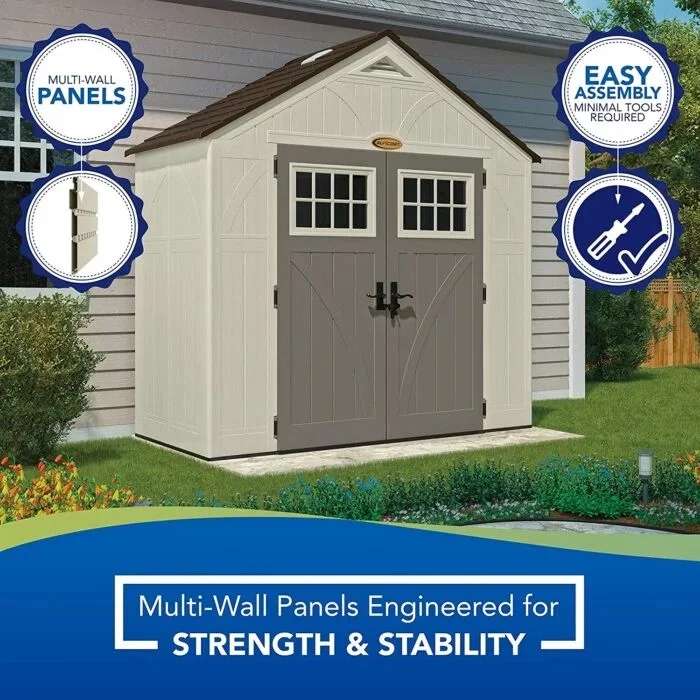 Suncast BMS8400D “4 x 8” Tremont Storage Shed image 2