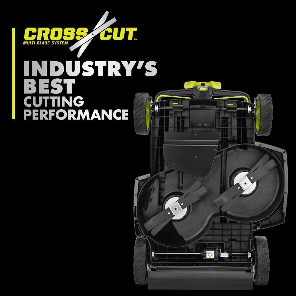 RYOBI 80v Hp brushless 30″ self-propelled dual-blade lawn mower kit image 9